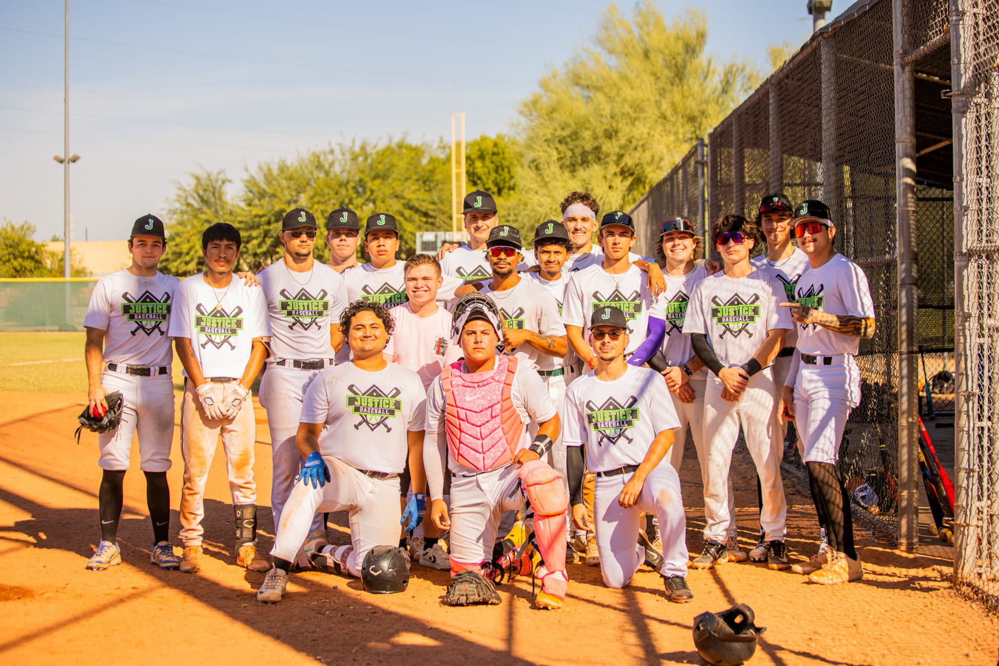 Justice Baseball team photo